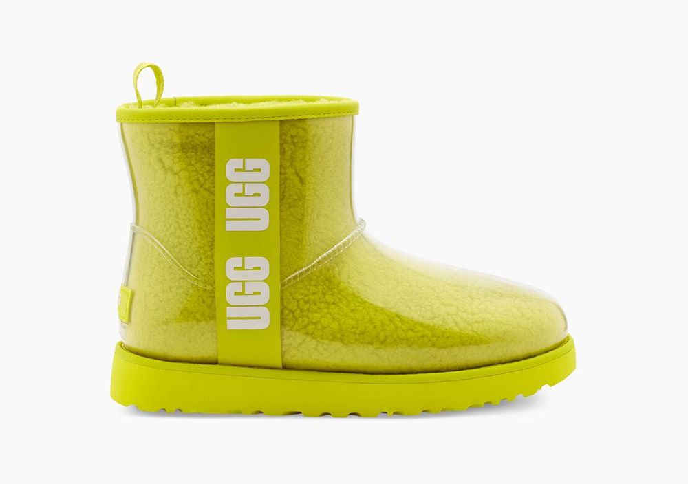 Ugg Classic Clear Mini - Womens Mini Boots - Fluorescent Green - NZ (5182QAIMK)